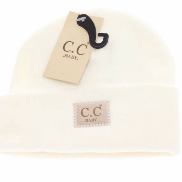 Infant Baby Assorted Oversize Logo Patch Knit Cuffed Beanie Skull Cap Hat NIP - Picture 3 of 9